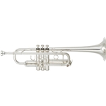 Yamaha YTR-9445NYSIII-YS "New York" C Trumpet, Silver, YS Bell